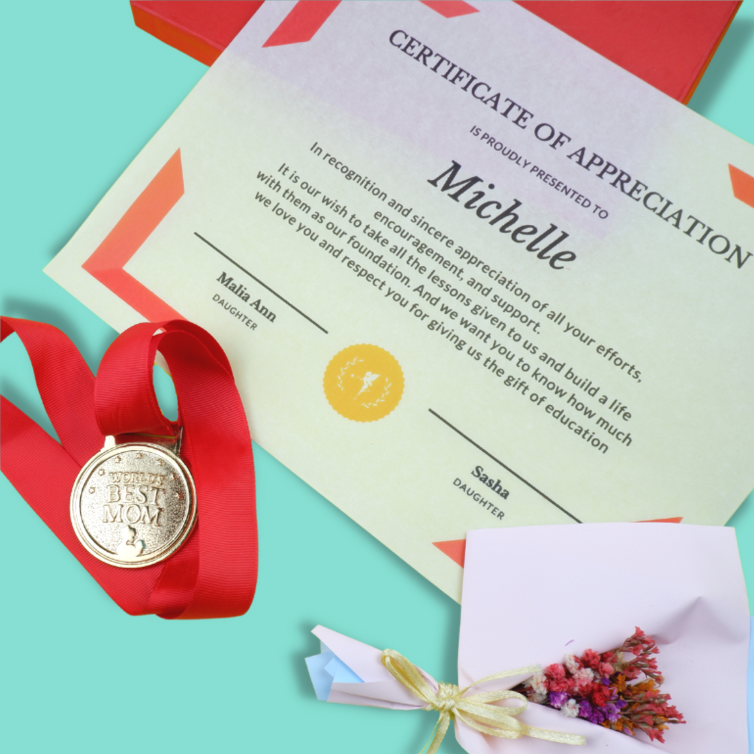 World's Best MOM Certificate